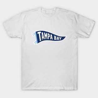 Tampa Bay Pennant - White T-Shirt